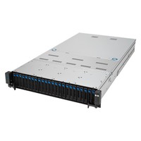 Server platform ASUS 2U RS720A-E12-RS24U/10G/2.6kW/24NVMe/GPU 90SF02E1-M00C00 AMD x 2 DDR5 x 24 24 x 2.5" SATA/SAS/NVME PSU 1+1