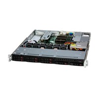 Server platform Supermicro 1U 111R-M SYS-111R-M Intel x 1 DDR5 x 4 10 x 2.5" SATA/SAS/NVME PSU 1+0