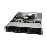 Server platform Supermicro 2U 220P-C9RT SYS-220P-C9RT Intel x 2 DDR4 x 16 16 x 2.5" SATA/SAS/NVME PSU 1+0