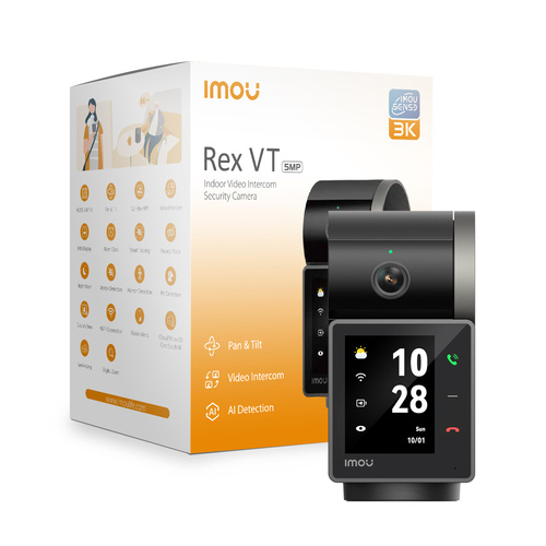 Camera IMOU Rex VT Pro IPC-S2VBP-5M0WR 5MP 2880 x 1620 px 15 fps