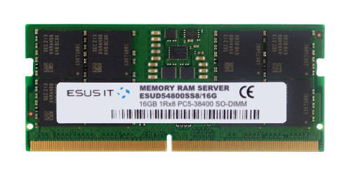 Memory RAM 1x 16 GB ESUS IT SO-DIMM DDR5 4800MHz PC5-38400 | ESUD54800SS8/16G