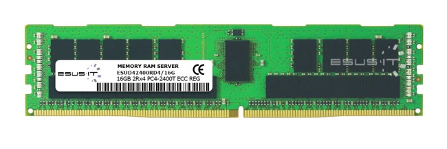 Memory RAM 1x 16GB ESUS IT ECC REGISTERED DDR4 2Rx4 2400MHz PC4-19200 RDIMM | ESUD42400RD4/16G