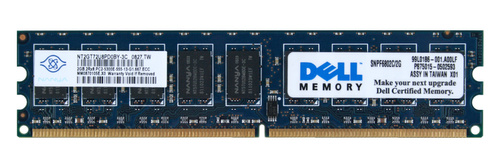 Memory RAM 1x 2GB DELL PowerEdge & Precision Workstation DDR2 667MHz ECC UNBUFFERED DIMM | SNPF6802C/2G 