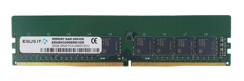 Memory RAM 1x 32GB ESUS IT DDR4 2Rx8 3200MHz PC4-25600 ECC UNBUFFERED  | ESUD43200ED8/32G