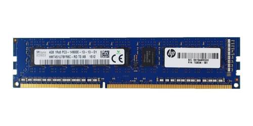 Memory RAM 1x 4GB Hynix ECC UNBUFFERED DDR3  1866MHz PC3-14900 UDIMM | HMT451U7BFR8C-RD