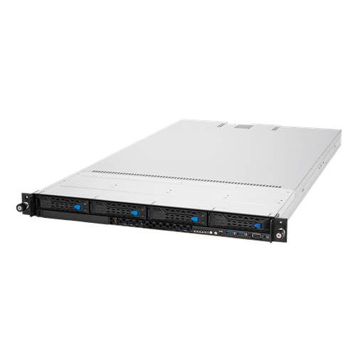 Server platform ASUS 1U RS500A-E11-RS4U/800W/4NVMe 90SF01R1-M00330 AMD x 1 DDR4 x 16 6 x 3.5" NVME/SATA/SAS PSU 1+1