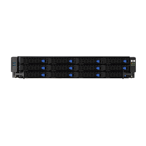 Server platform ASUS 2U RS720A-E11-RS24U/10G/2.4KW/24NVMe/GPU 90SF01G5-M000B0 AMD x 2 DDR4 x 32 24 x 2.5" NVME/SATA/SAS PSU 1+1