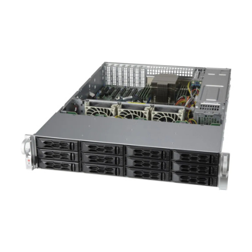 Server platform Supermicro 2U 2014S-TR AS-2014S-TR AMD x 1 DDR4 x 8 12 x 3.5" SATA PSU 1+1