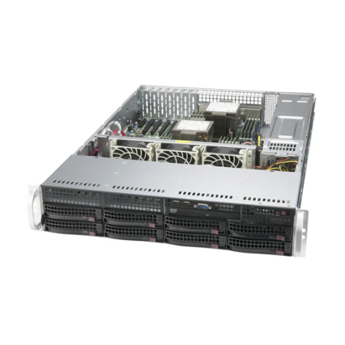 Server platform Supermicro 2U 620P-TR SYS-620P-TR Intel x 2 DDR4 x 16 8 x 3.5" SATA/SAS PSU 1+0