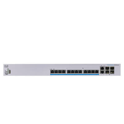 Switch Cisco Business CBS350-12NP-4X-EU 12x 5Gb 2x RJ-45/SFP+ 375 W PoE+