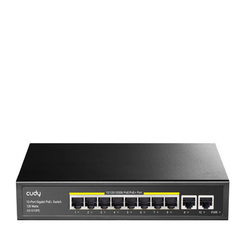 Switch Cudy 10x 1Gb 120 W  PoE+