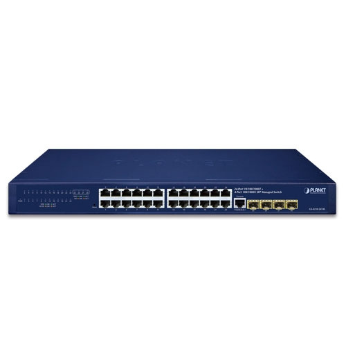 Switch Planet GS-4210-24T4S 20x 1Gb 4x RJ-45/SFP