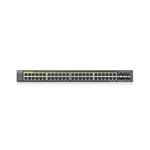 Switch Zyxel GS2220-50HP-EU0101F 44x 1Gb 4x RJ-45/SFP combo ports | 2x SFP 375W PoE+