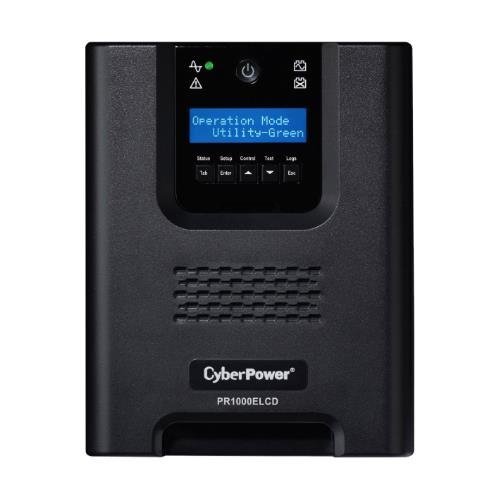 UPS CyberPower Professional Tower PR1000ELCD 900W 8 sockets C13 new 2 years warranty