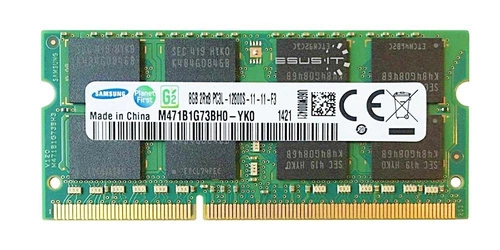 Memory RAM 1x 8GB Samsung SO-DIMM DDR3 1600MHz PC3-10600 | M471B1G73DB0-YK0