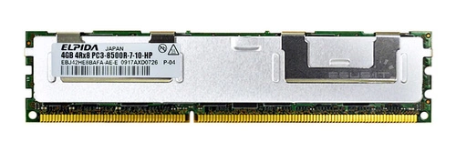 Memory RAM 1x 4GB ELPIDA ECC REGISTERED DDR3  1066MHz PC3-8500 RDIMM | EBJ42HE8BAFA-AE-E