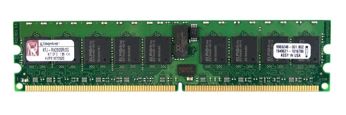 Memory RAM 1x 2GB Kingston ECC REGISTERED DDR2  400MHz PC2-3200 RDIMM | KFJ-RX200SR/2G