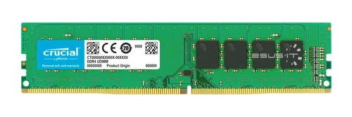 Memory RAM 1x 4GB Crucial NON-ECC UNBUFFERED DDR4 2400MHz PC4-19200 UDIMM | CT4G4DFS824A