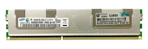 Memory RAM 1x 16GB Samsung ECC REGISTERED DDR3 4Rx4 1066MHz PC3-8500 RDIMM | M393B2K70DM0-CF8