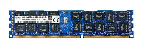 Memory RAM 1x 16GB Hynix ECC REGISTERED DDR3 2Rx4 1600MHz PC3-12800 RDIMM | HMT42GR7AFR4C-PB